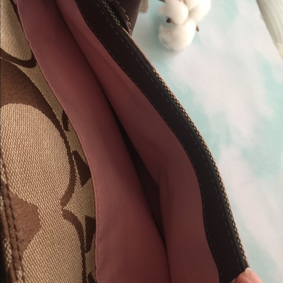 Coach🌷Purse Sz Med Tan/Brown - Picture 8 of 8